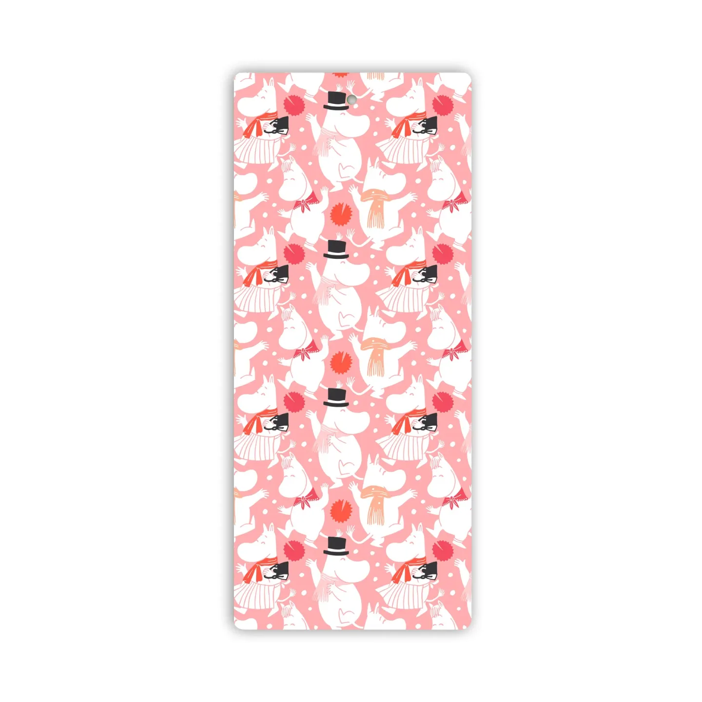 Opto Design Moomin celebration Servierbrett 40x17 cm Weiß-Rosa