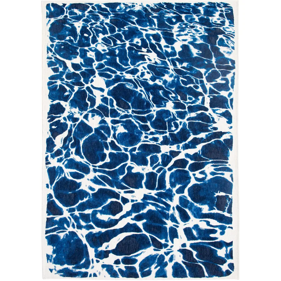 Teppich Swim Blau Polyester 80 cm 150 cm
