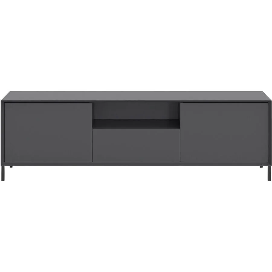 Lowboard Sleek anthrazit MDF B 179 cm