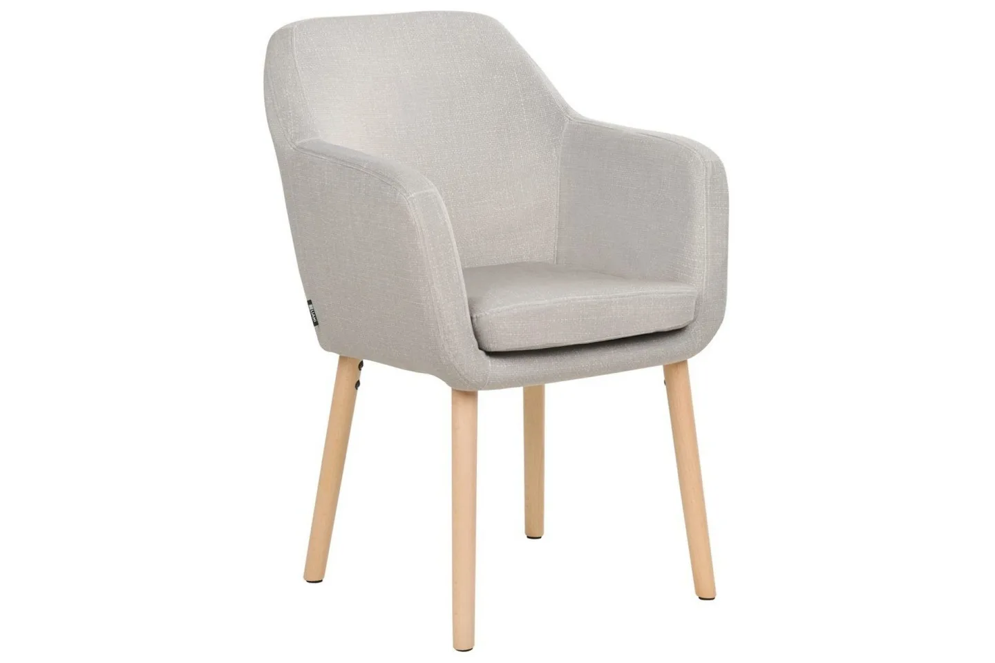 Matstol Yorkville ll - Beige, ljust trä