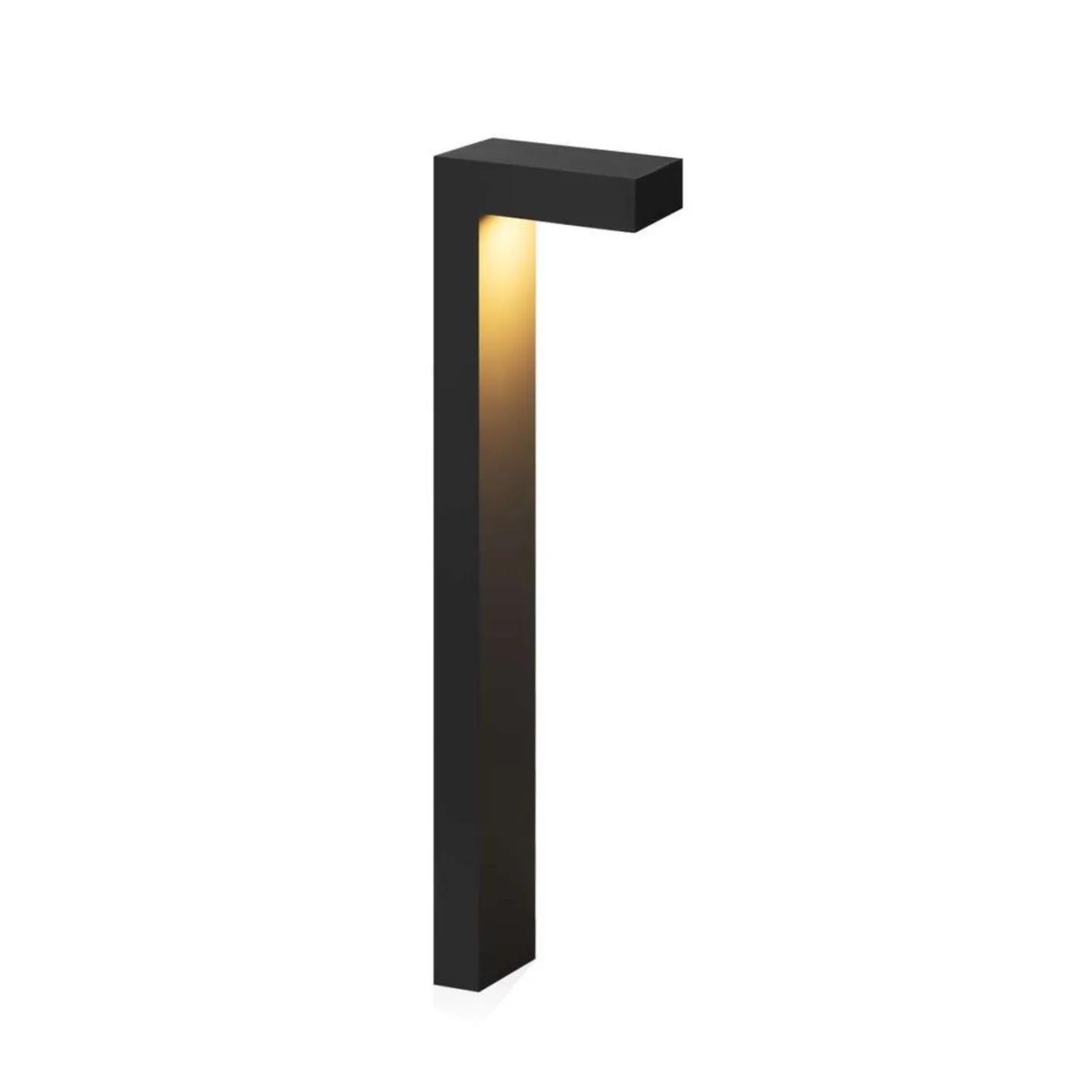 Asker Assymetric LED-Pollerlampe, 55 cm, Schwarz - Norlys - Terrasse - Aluminium