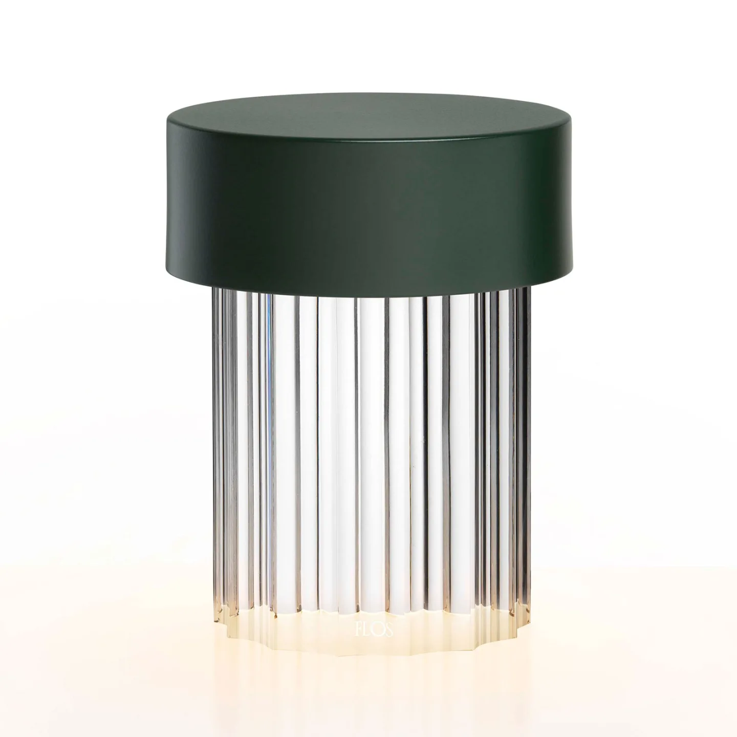 Last Order Fluted Portable bordlampe Matt Green - FLOS - Stue - Design - Glas