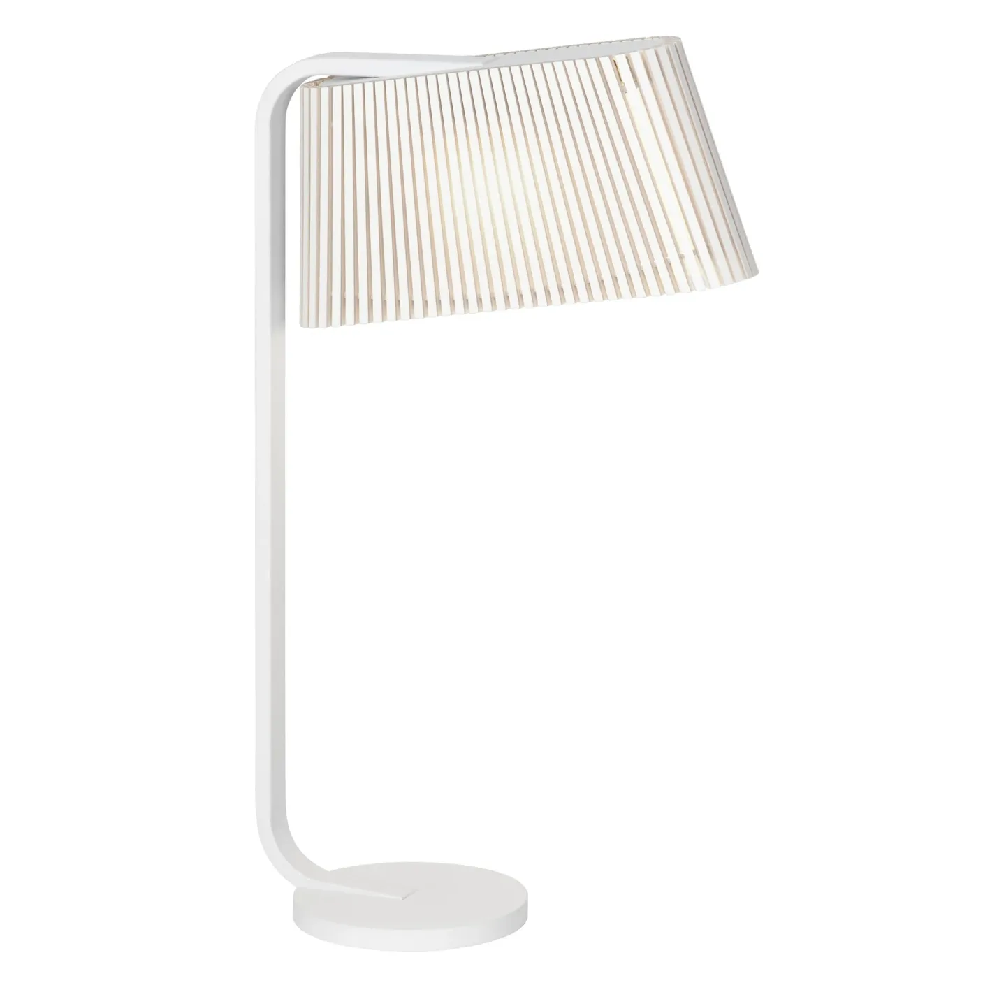 Secto Design Owalo 7020, bordslampa white laminated