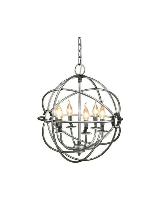 Rome Chandelier Grey