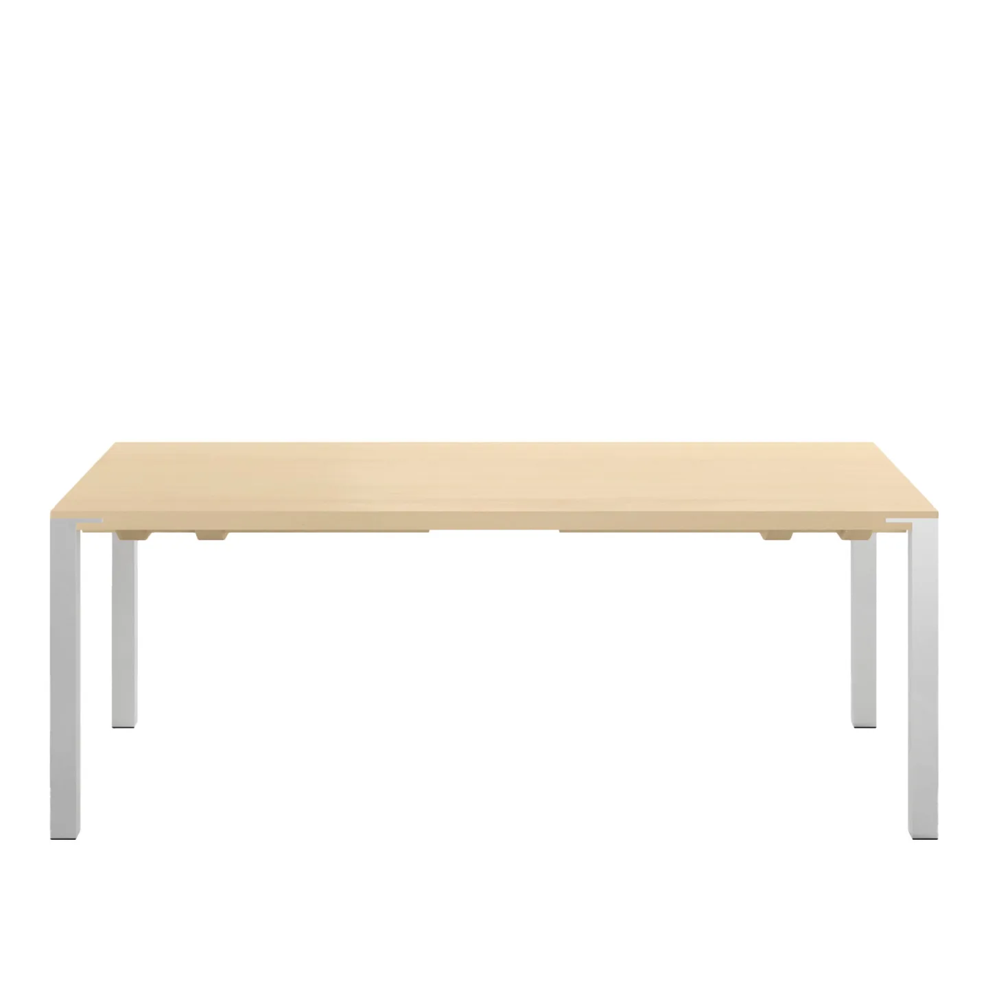 Naver Collection - GM 2114 Bord, 230 x 100 cm, Skiva i Oljad valnöt, 2 tilläggsskivor i samma trä, Ben i borstat rostfritt stål - Matbord - Nissen & Gehl - Träfärgad - Metall/Trä