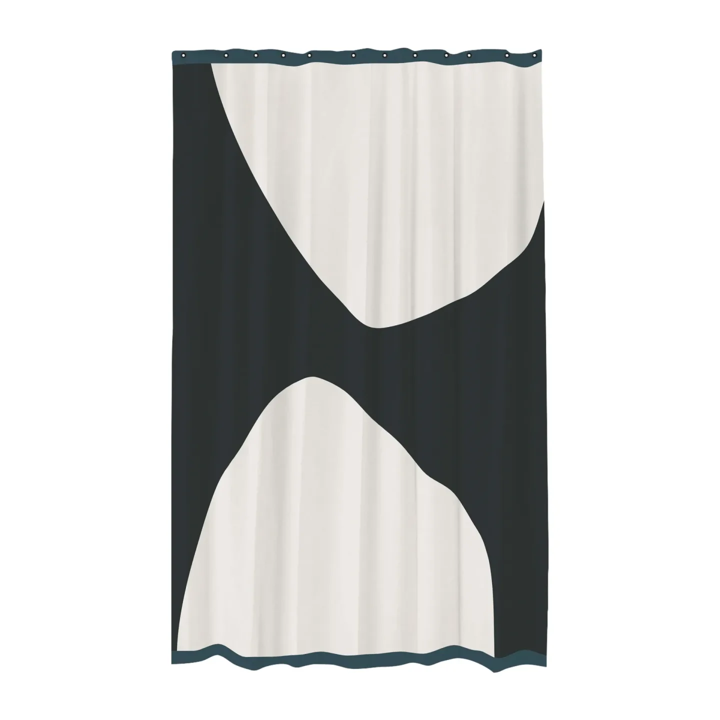 Mette Ditmer Rock Duschvorhang 150 x 200cm Black