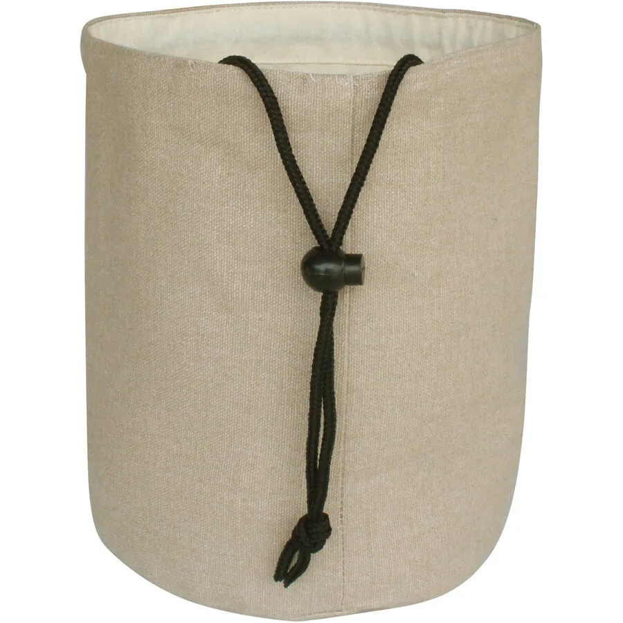 Necessaire Kiara Braun Baumwolle 14 cm 18 cm