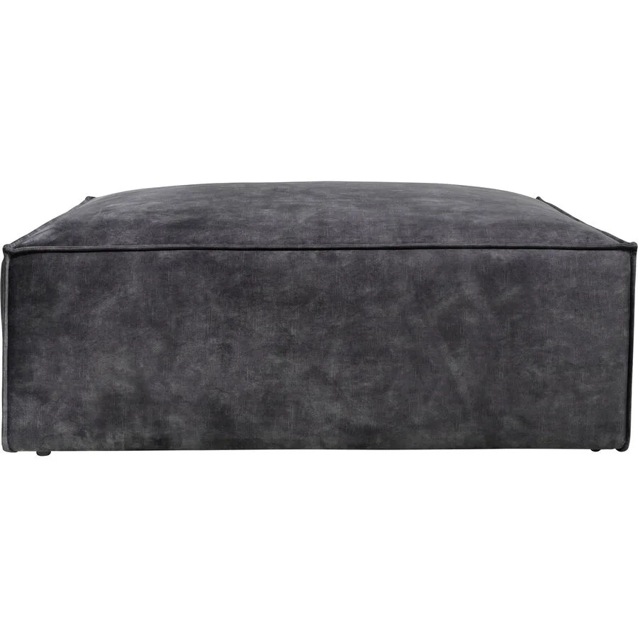Hocker Karsten Anthrazit Polyester Stoff B 120 H 47 cm