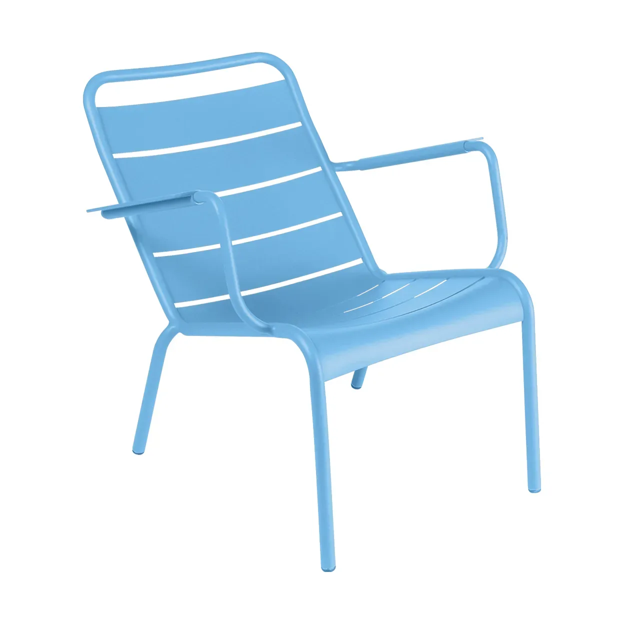 Fermob Luxembourg karmstol låg Maya blue (blå)