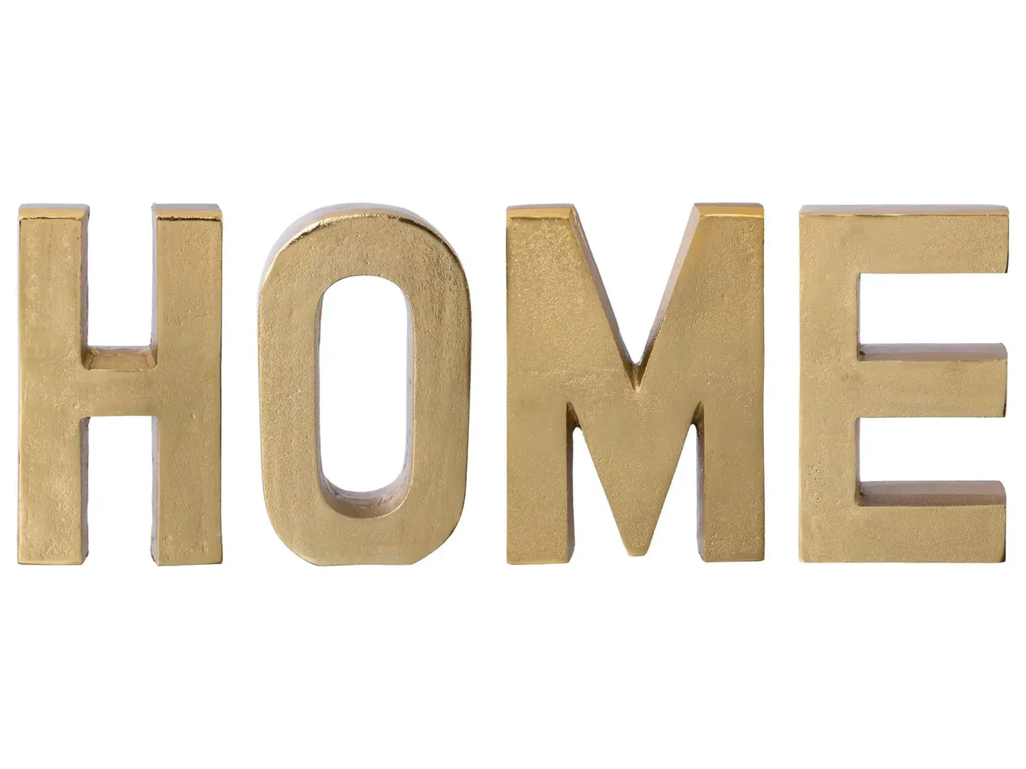 Gasper Schriftzug Home, Gold H: 20 cm | Schubiger Möbel