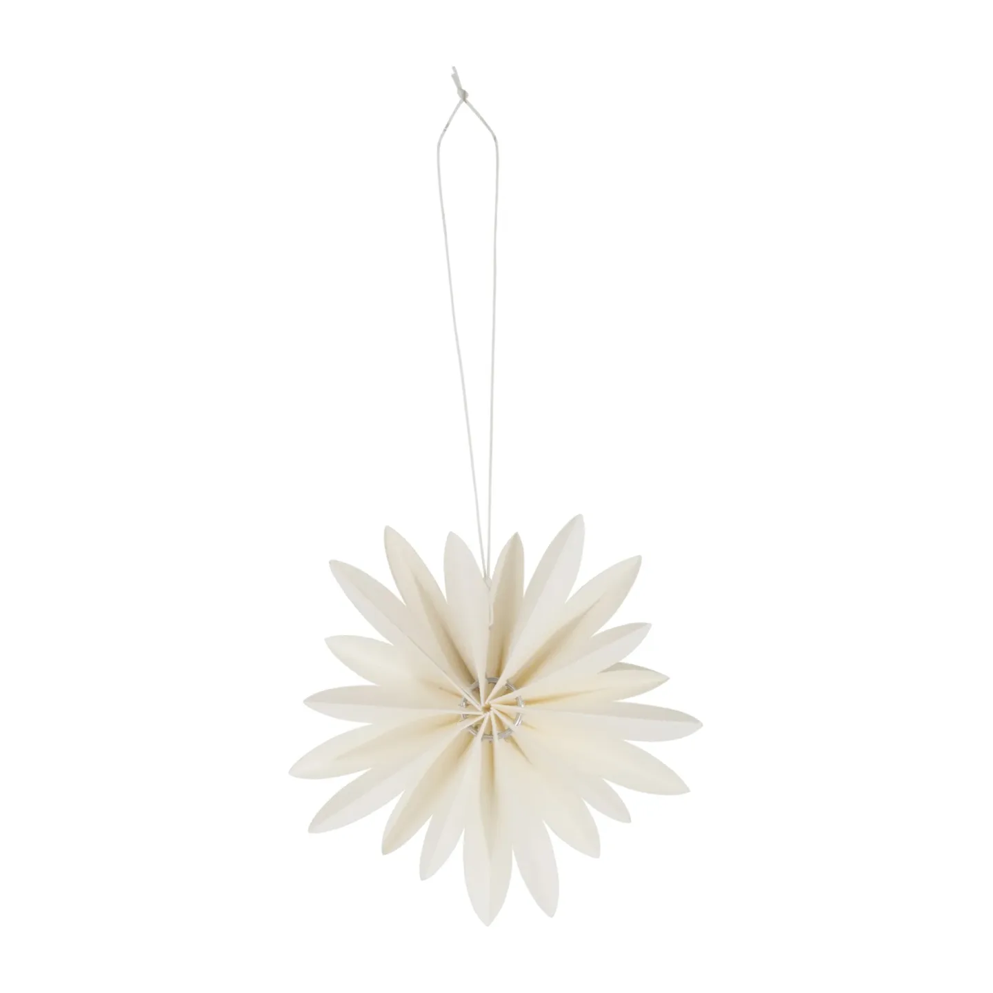 Watt & Veke Flower julhänge Ø10 cm Vit