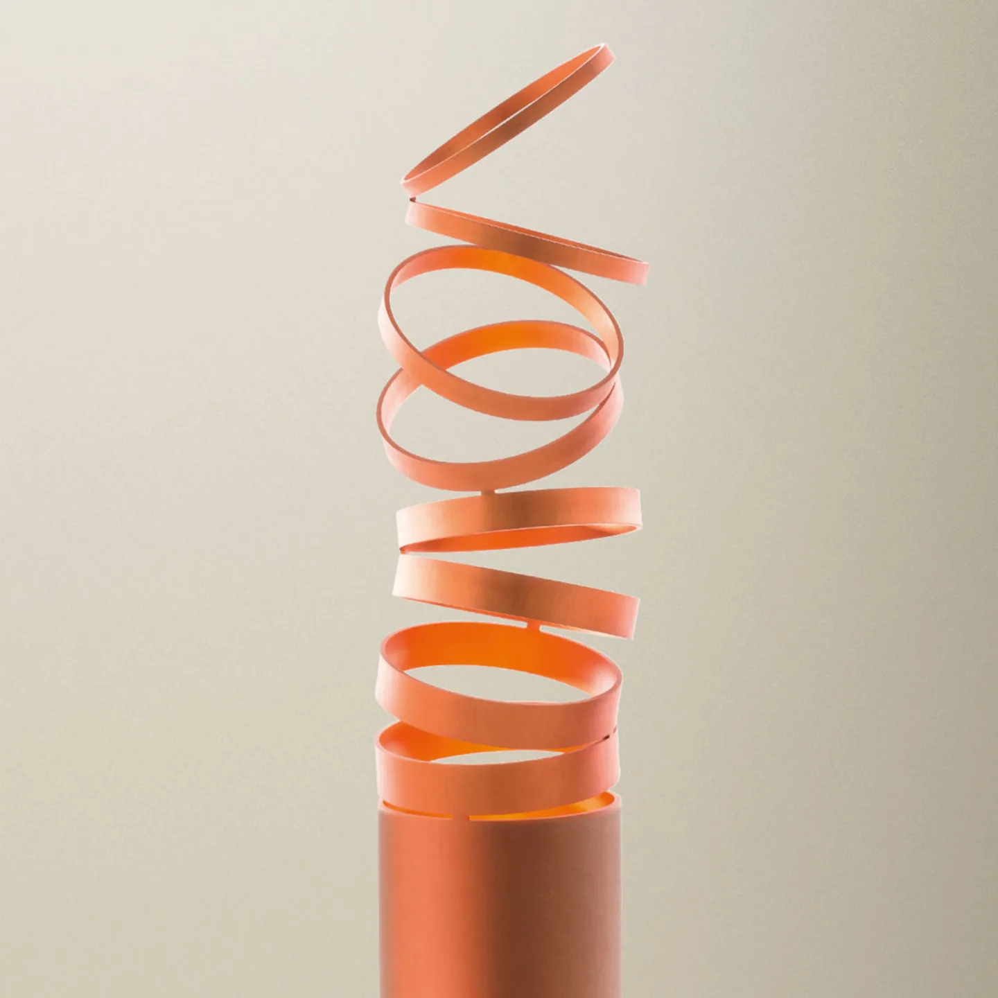 Decomposé Light F LED Gulvlampe Orange - Artemide - Stue - Design - Metall