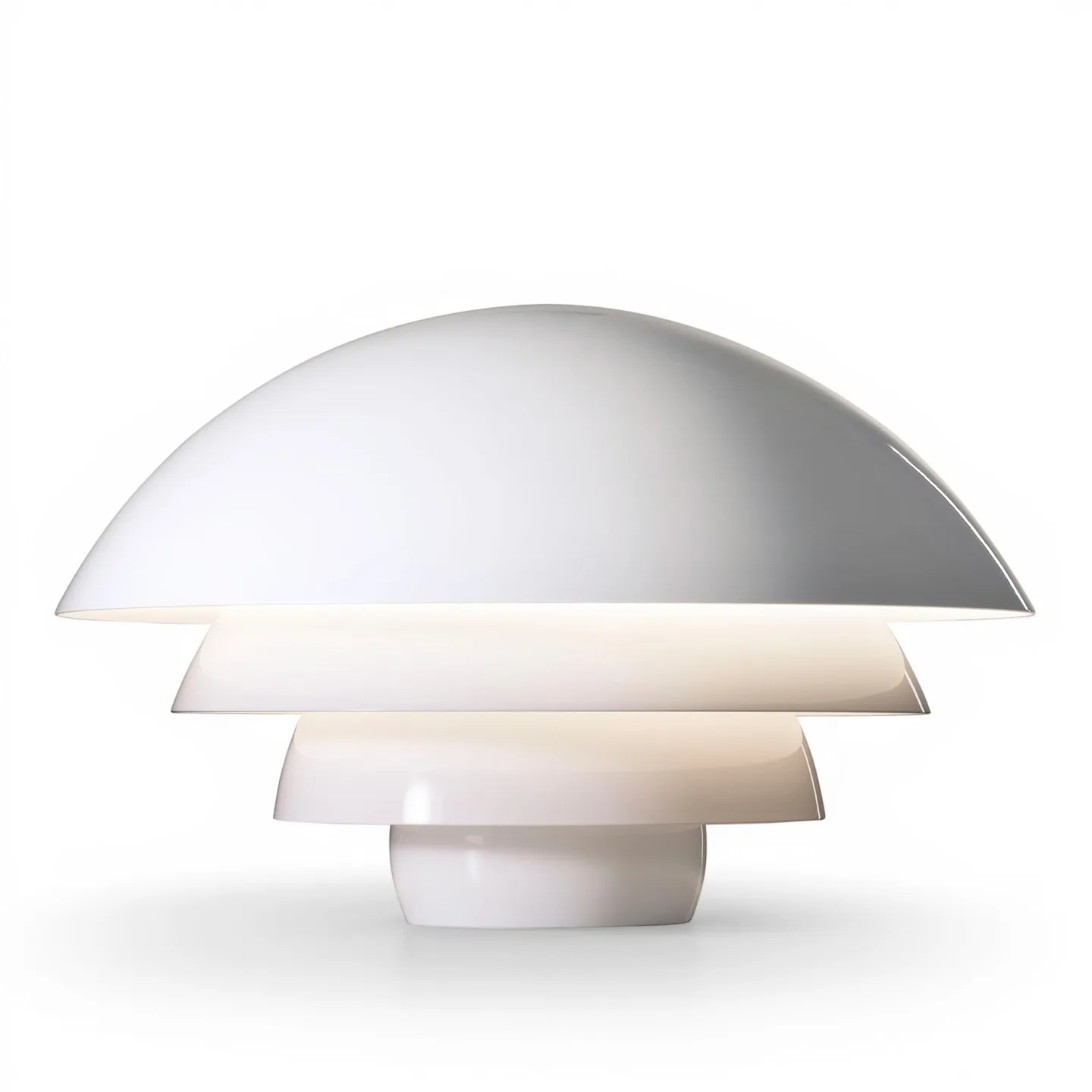 Martinelli Luce - VISIERE - 4 X 15W E27 - WHITE - Bordslampor - Sergio Asti - Vit - Metall
