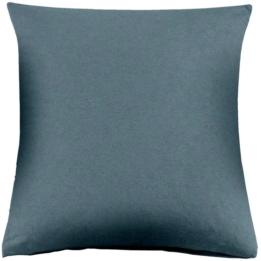Kissenbezug Bettina petrol Einfarbig Baumwolle B 65 T 65 cm - Material: 100% Baumwoll-Flanell