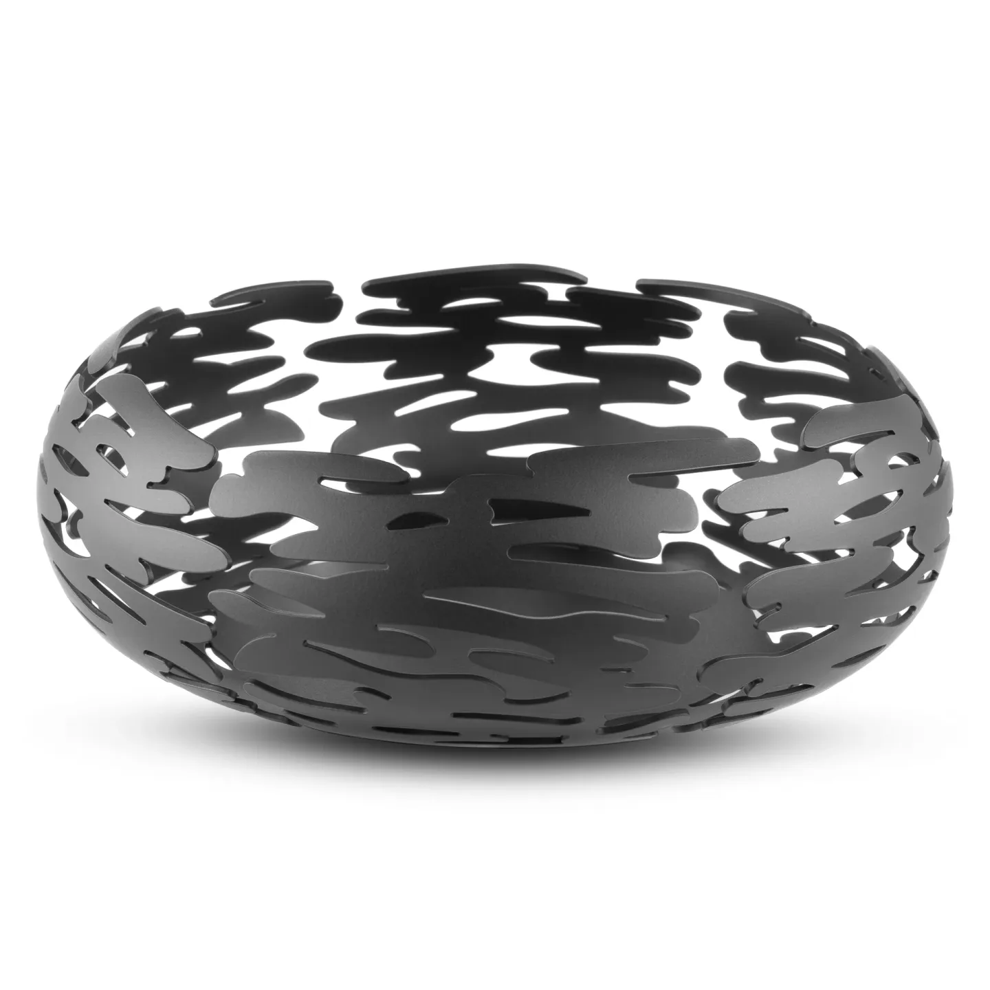 Alessi Barknest rund Korb Schwarz