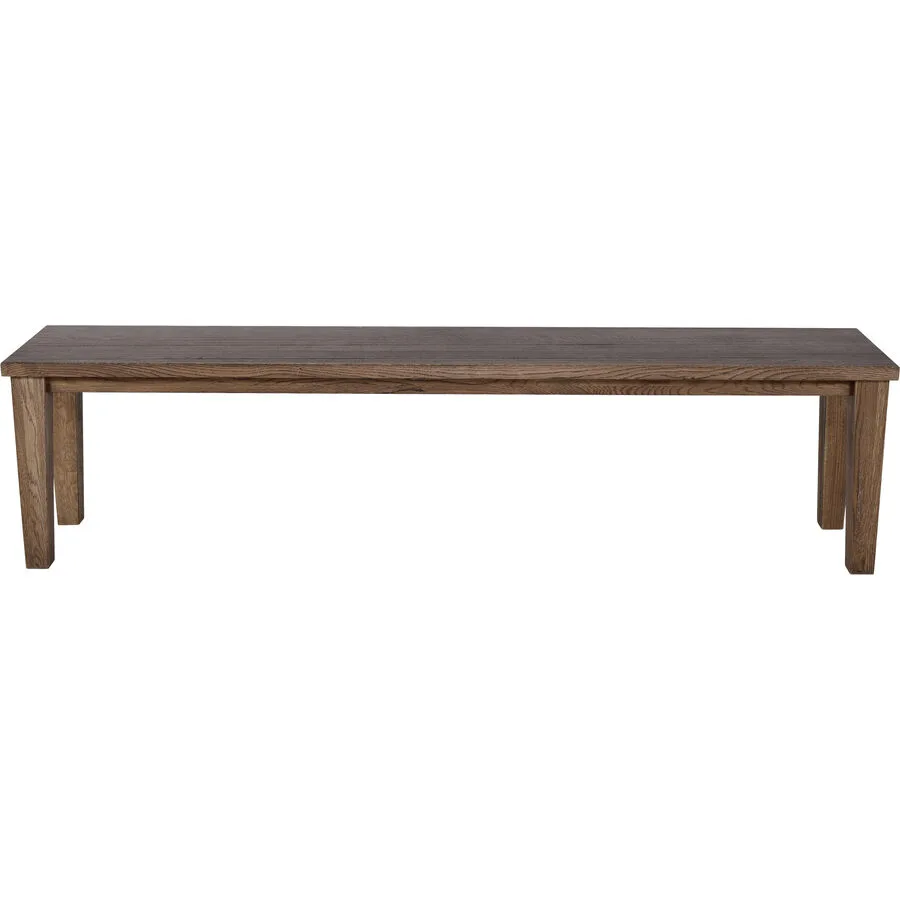 Bank Bea Eiche rustikal Holz B 220 T 35 H 45 cm