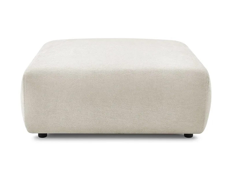 Hocker BOBOCHIC LUCIEN 108x108x46cm stoff beige