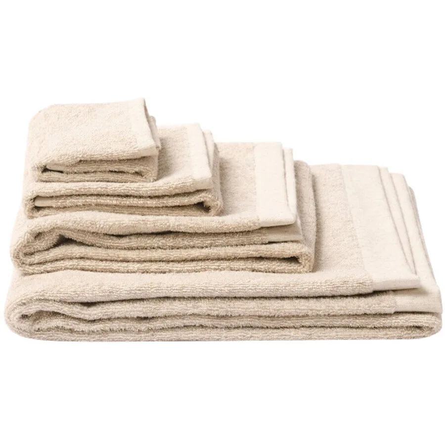 Journey Living Duschtuch Garda natur Baumwolle/Hanf