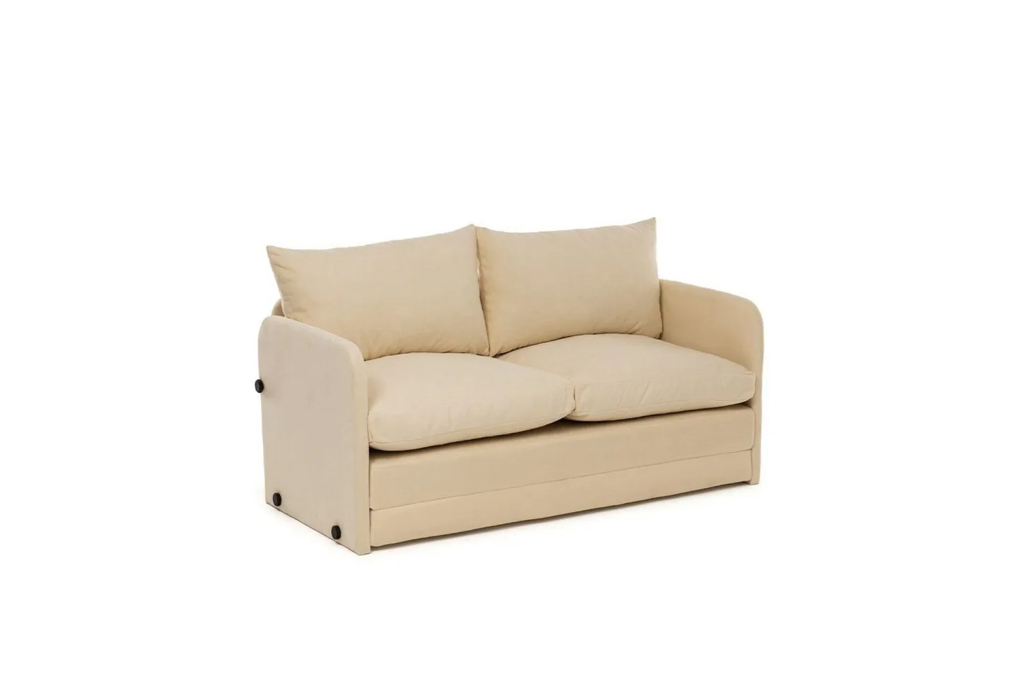 2-sits bäddsoffa Rubby (148 x 70 x 66 cm) Grädde - Grädde
