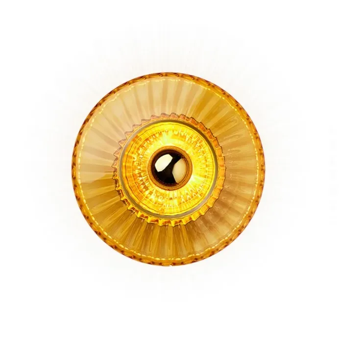 Design By Us New Wave Optic WandleuchteØ26 cm Amber