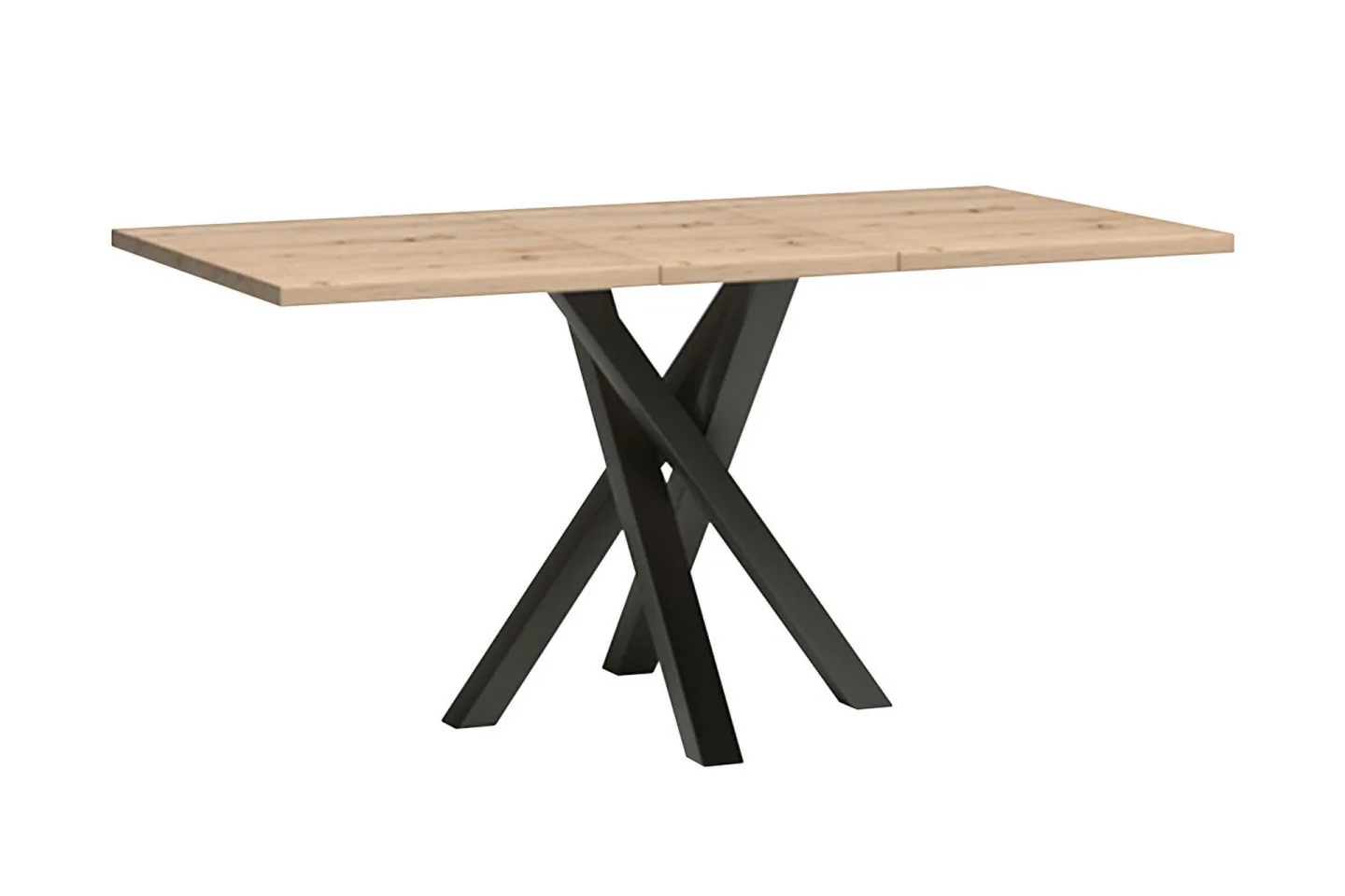 Aldbrough Förlängningsbart Matbord 160 cm - Svart