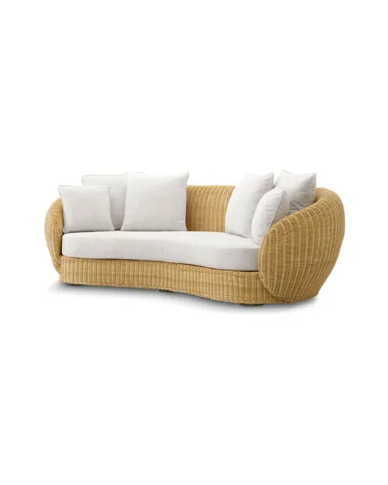 Rafael Sofa Rattan/Sentier Cream