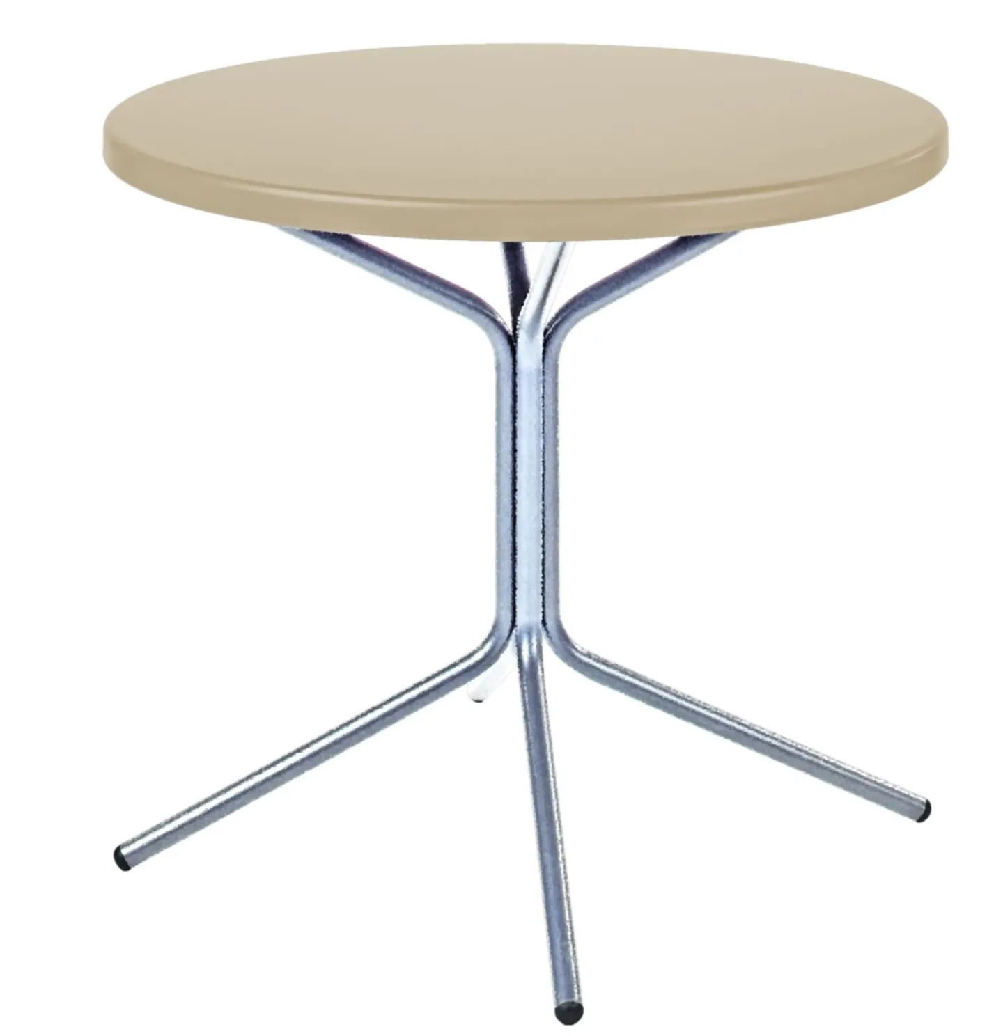 Schaffner Metall-Bistrotisch Pix Rund Feuerverzinkt Beige | Schubiger Möbel