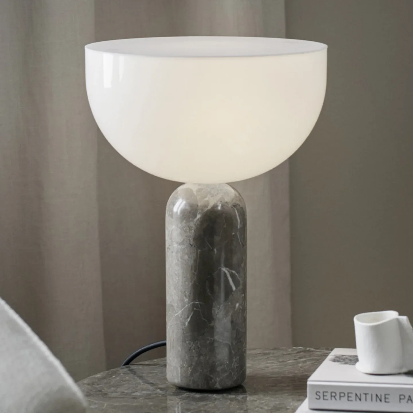 Kizu Tischleuchte Small Grey - New Works Kizu Small - Wohnzimmer - Design - Stein