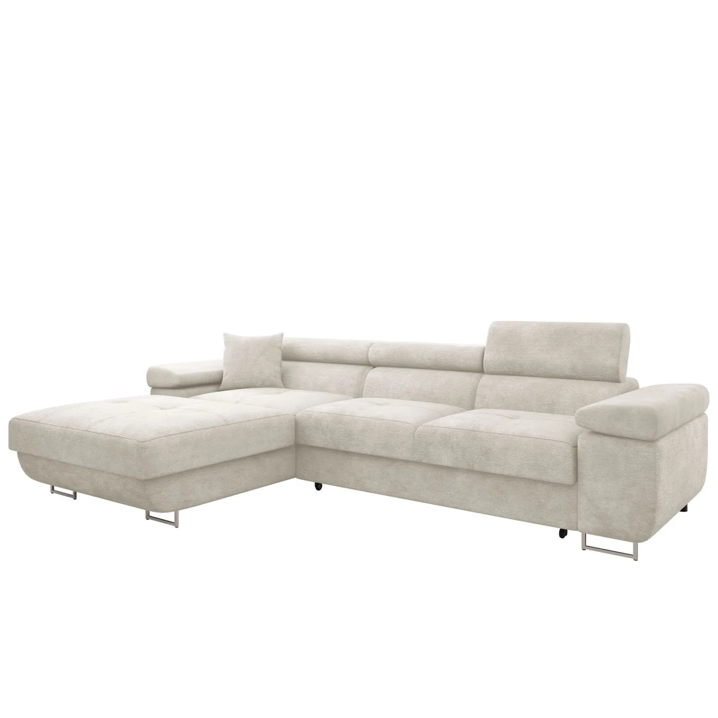 Gabina 3-sits Bäddsoffa med divan - beige