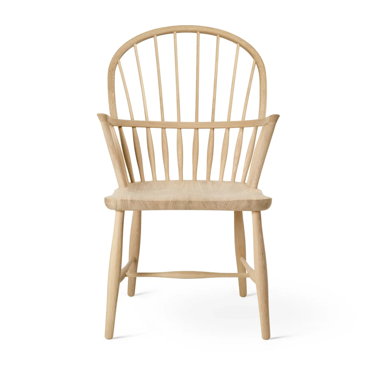Carl Hansen & Søn FH38 Windsor stol Såpad ek