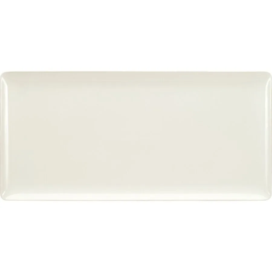 BAUSCHER Servierplatte Purity Weiss Porzellan 20 cm 42 cm
