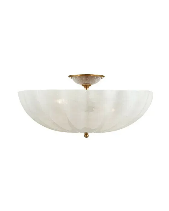 Rosehill Large Flush Mount Antique Brass
