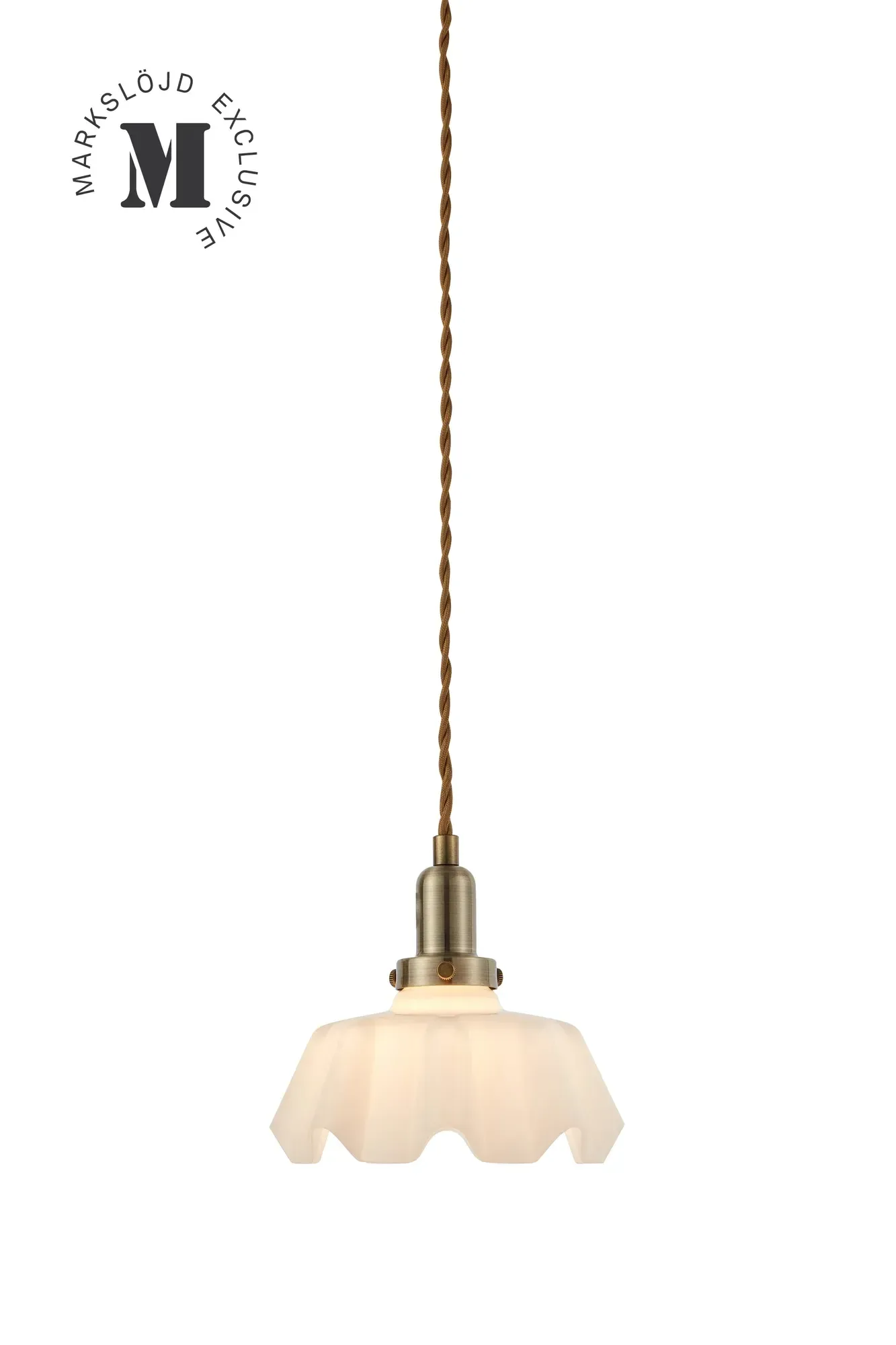 Ona Fensterlampe Messing 18 cm