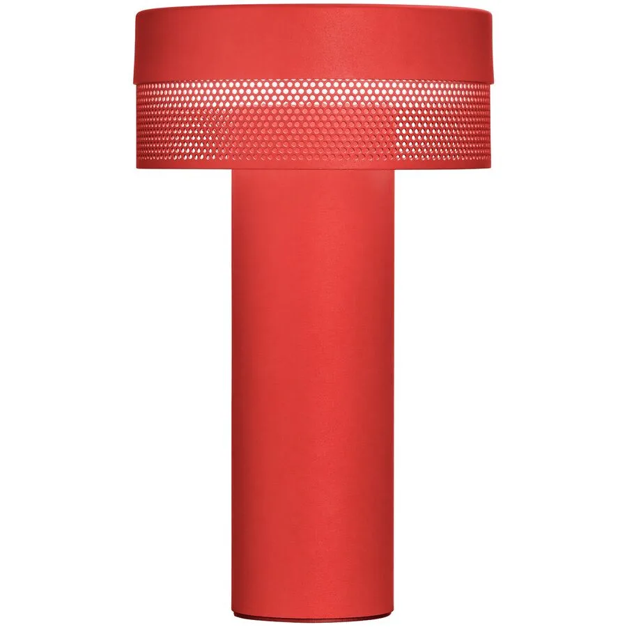 Tischlampe Mesh Orange Metall 14.5 cm 24 cm - Farbe: peach - LED - Lichtfarbe: Extra warmweiss - LED Energiesparlampen