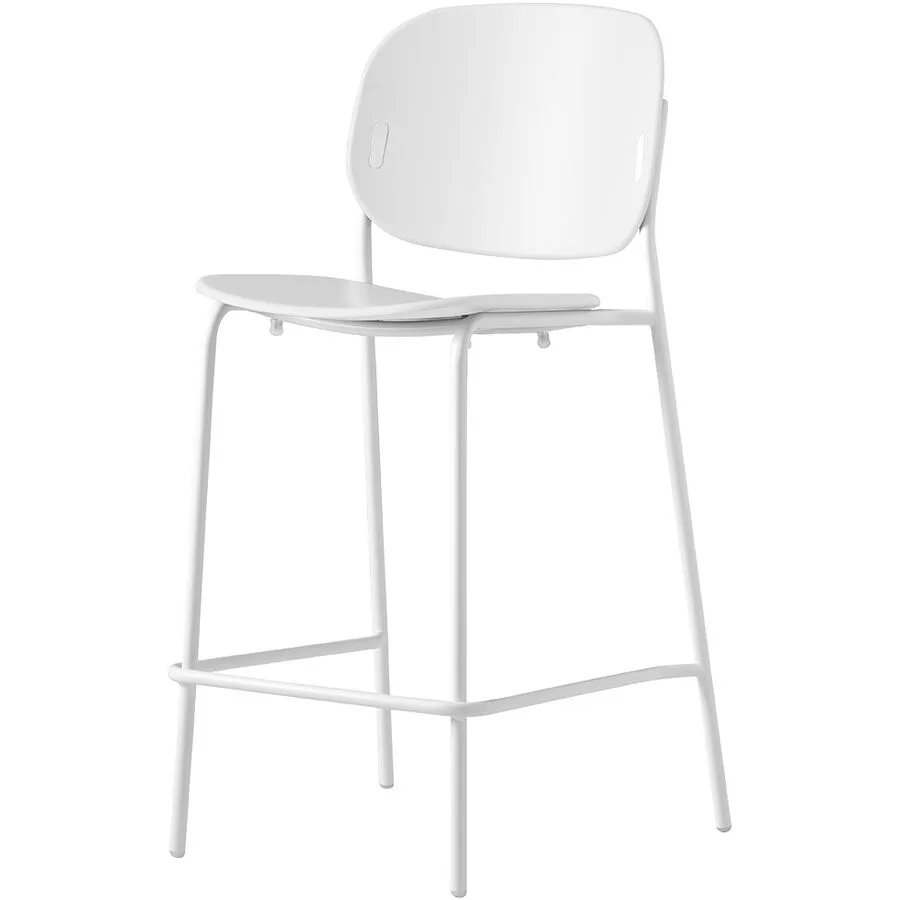 CONNUBIA Barhocker Yo! schneeweiss Metall/Polypropylen H 98 cm