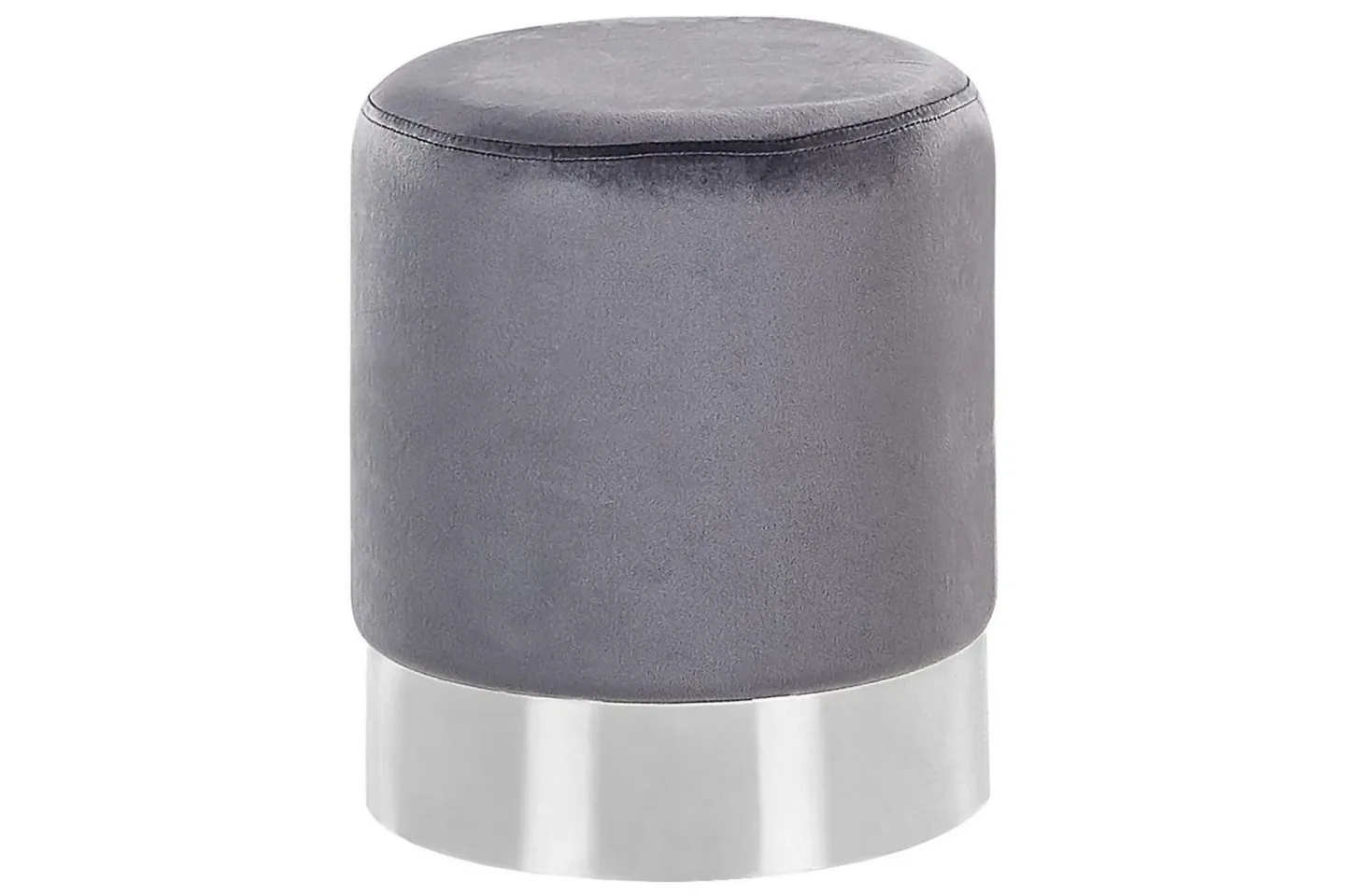 Sittpuff Brigitte Grå/Silver - Grå/Silver