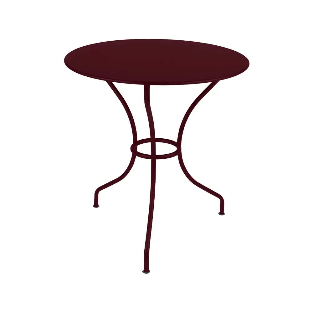 Fermob Opera+ bord Ø67 cm Black cherry (vinröd)