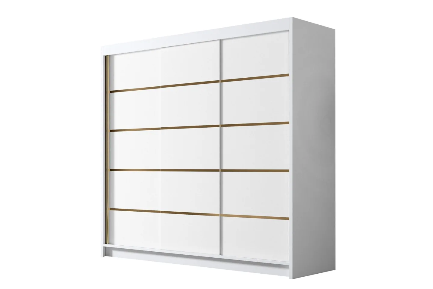 Dianna Garderob 200x215 cm - Vit