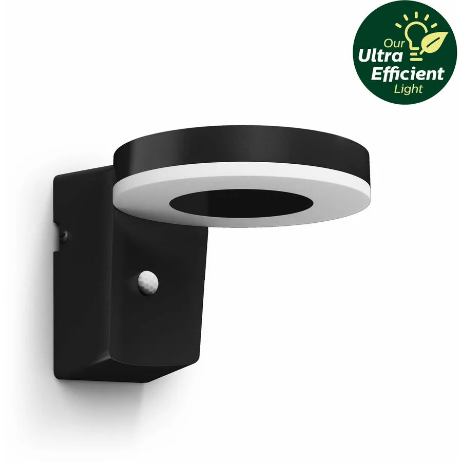 Solarlampe Philips Schwarz Kunststoff Warmweiss (2800 - 3200 Kelvin) - LED - LED Energiesparlampen