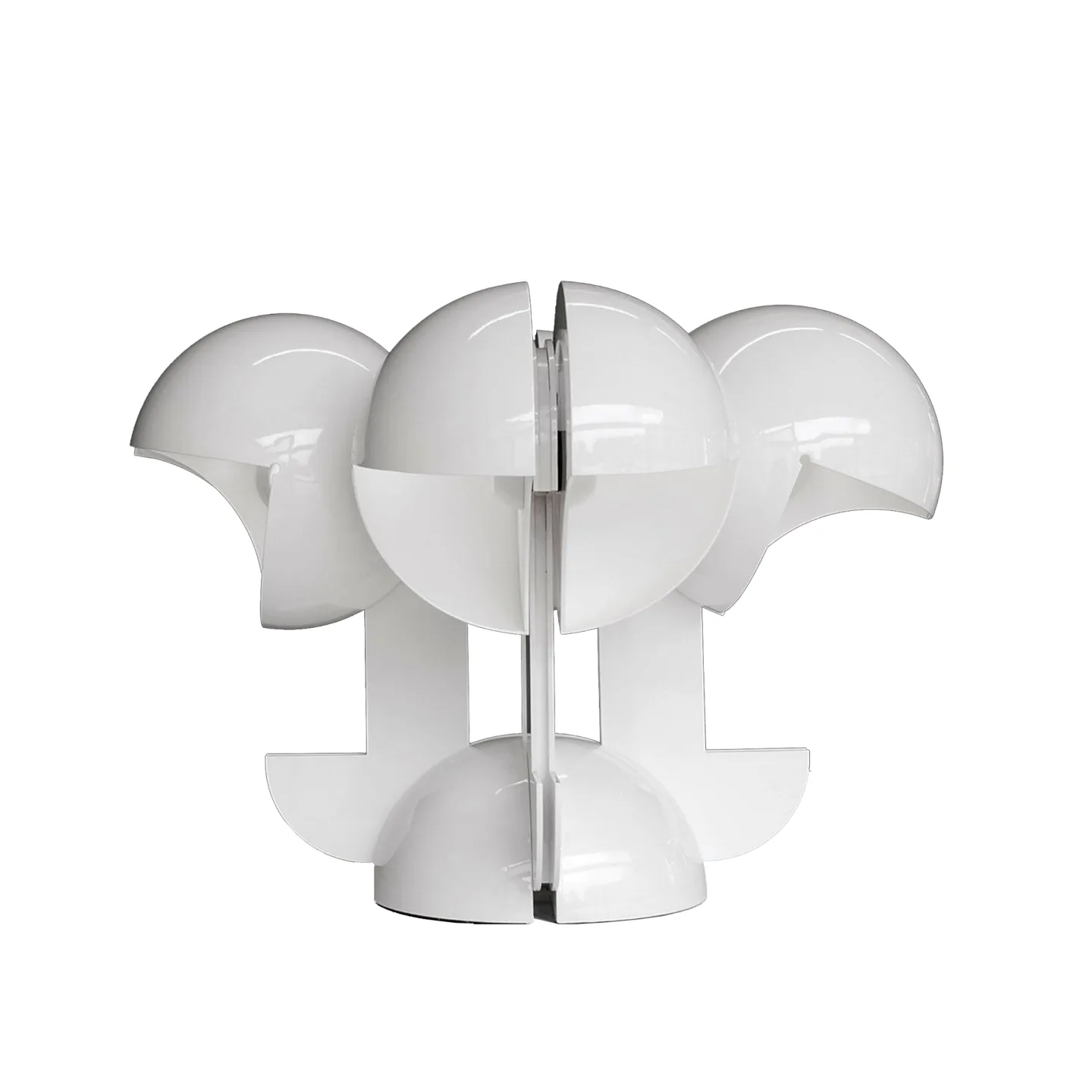 Martinelli Luce - RUSPA WITH 4 ARMS 8X5W E14 - WHITE - Bordslampor - Gae Aulenti - Vit