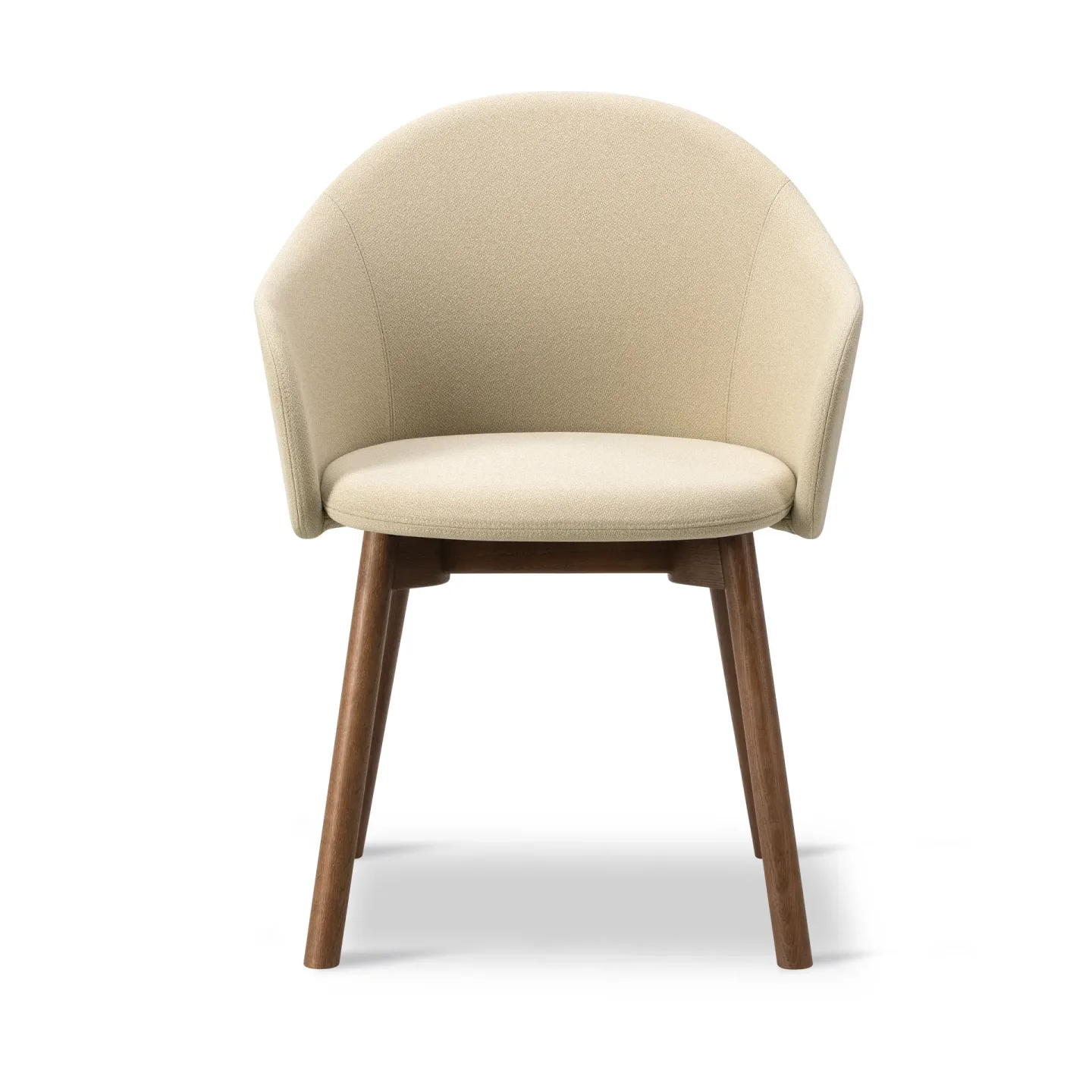 Fredericia Furniture Gomo Armchair Sessel Wood Base Mylla 221 Rauchgebeizte lackierte Eiche