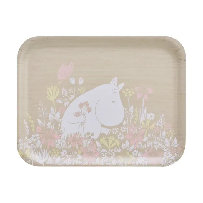 Muurla Moomin Tablett 28x36 cm Flower field