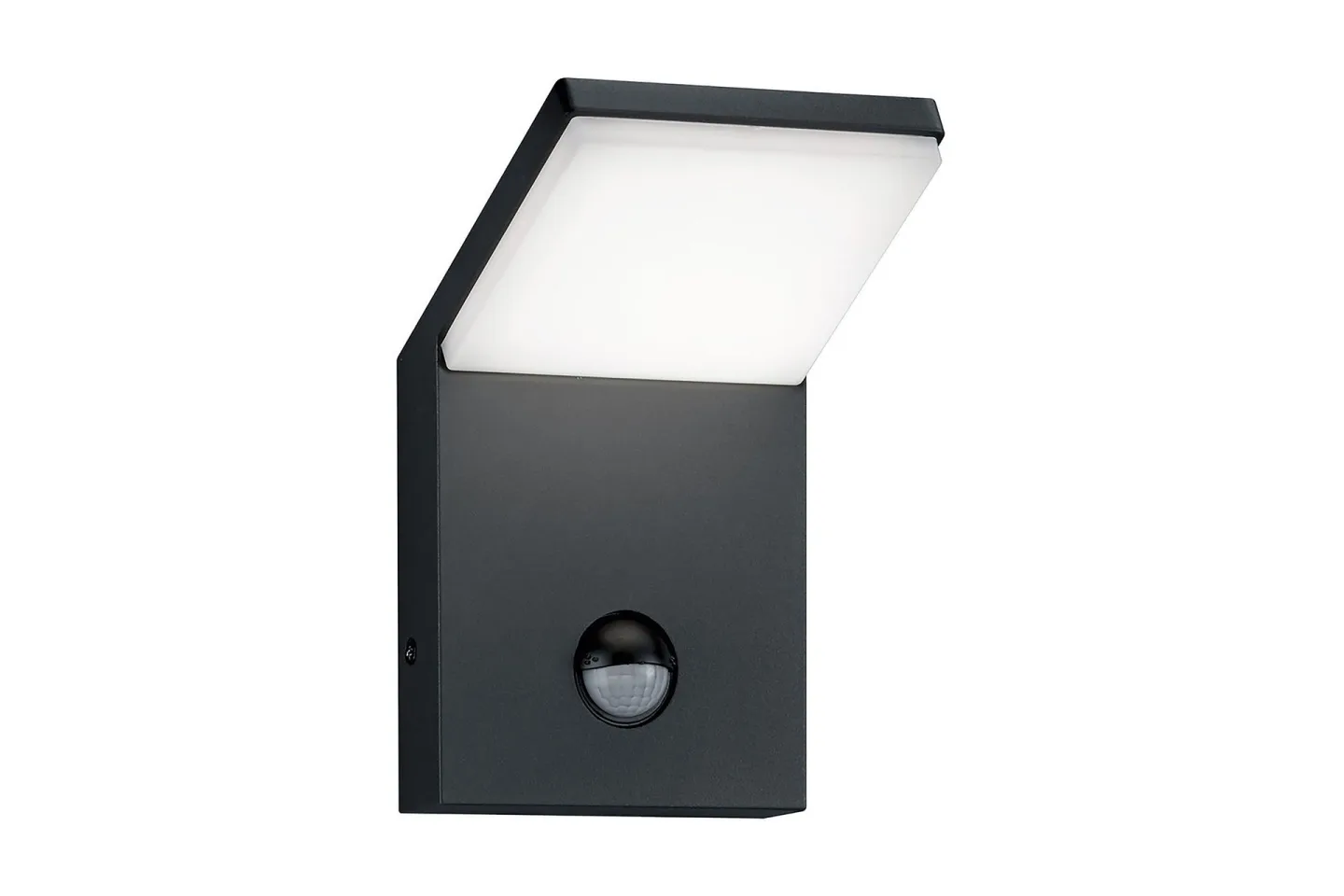 Pearl LED Vägglampa rörelsessensor antracit - Antracit/Vit