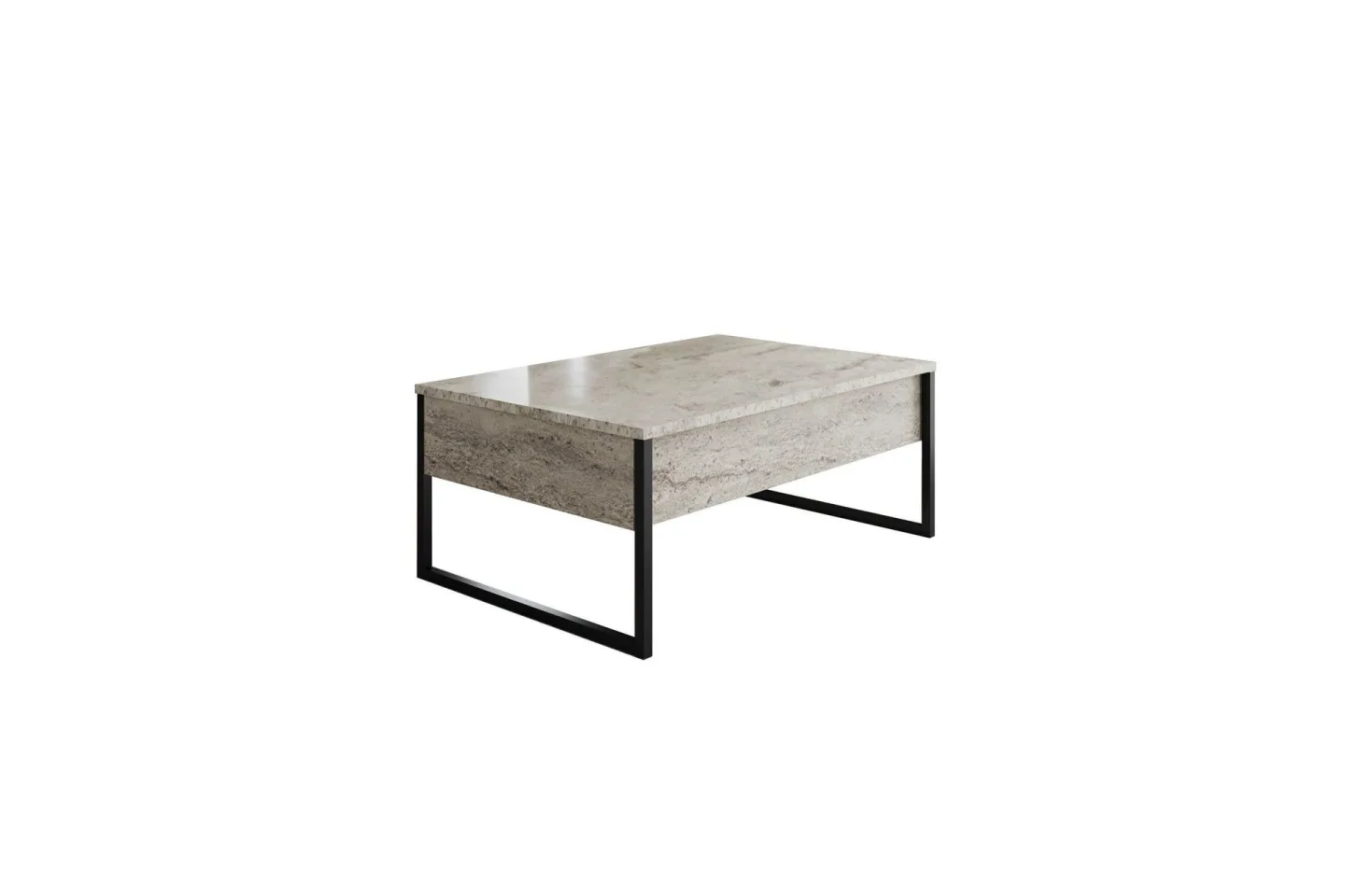 Luxe Soffbord 90 cm - Beige/Svart