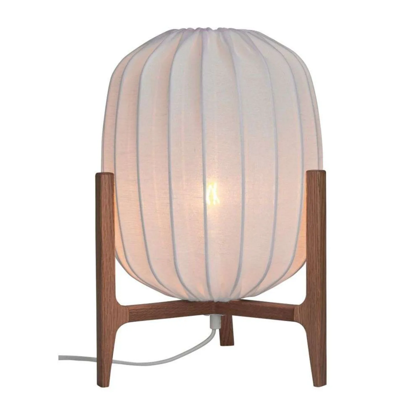Prisma bordlampe Oak/White - Watt & Veke - Stue - Skandinavisk - Træ - Med én lyskilde