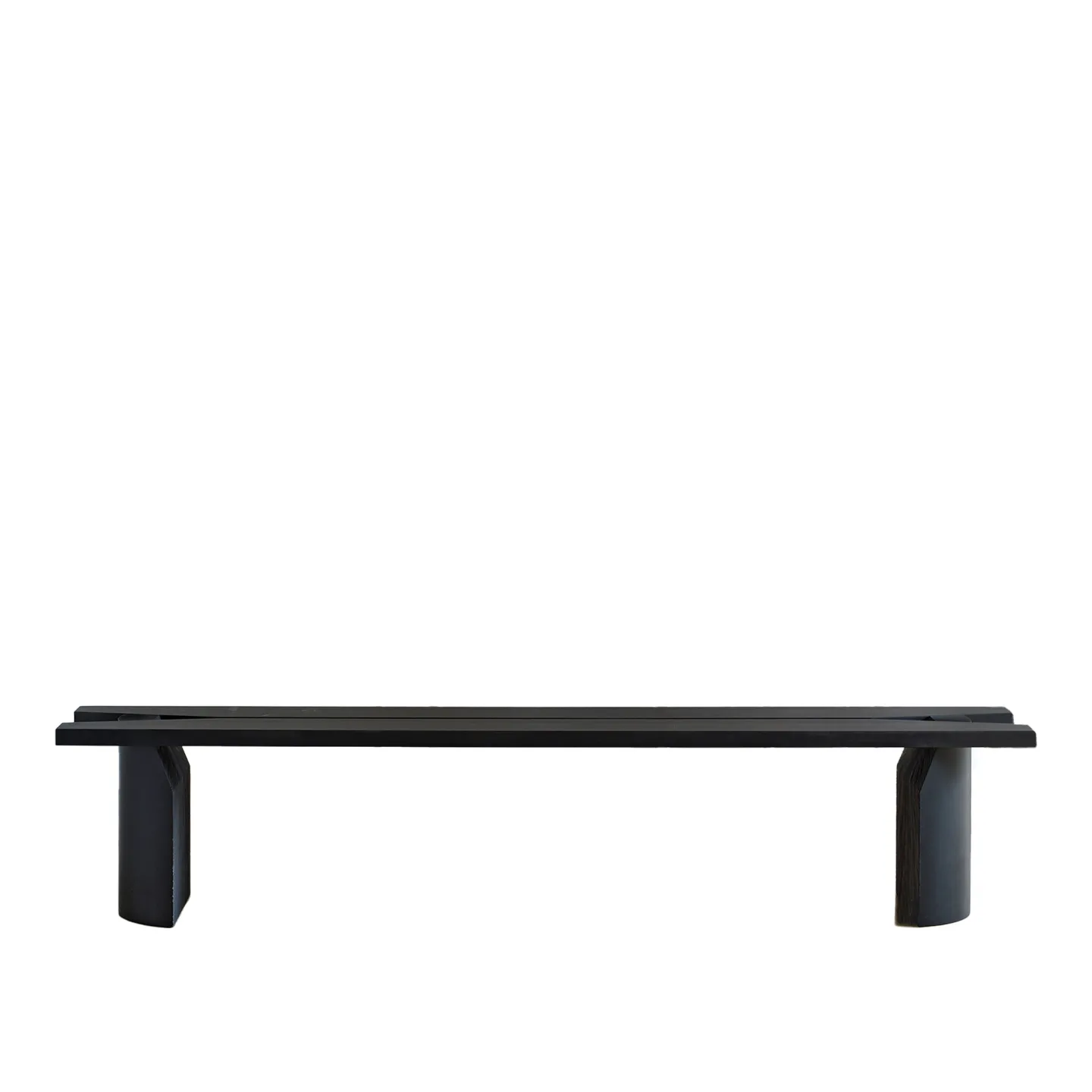 Zanat - Morpho Bench - Maple Black - TV-bänkar - Patrick Norguet - Svart - Trä
