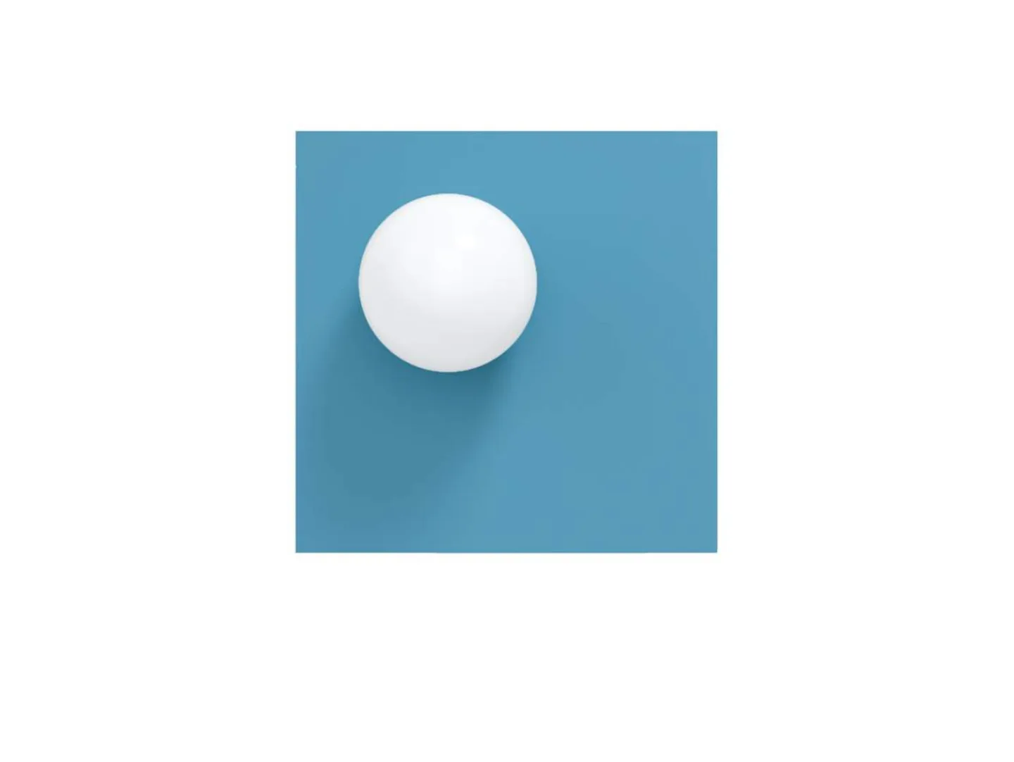 Candy Big Square S Wand-/Deckenleuchte, blau - Swedish Ninja - Wohnzimmer - Metall