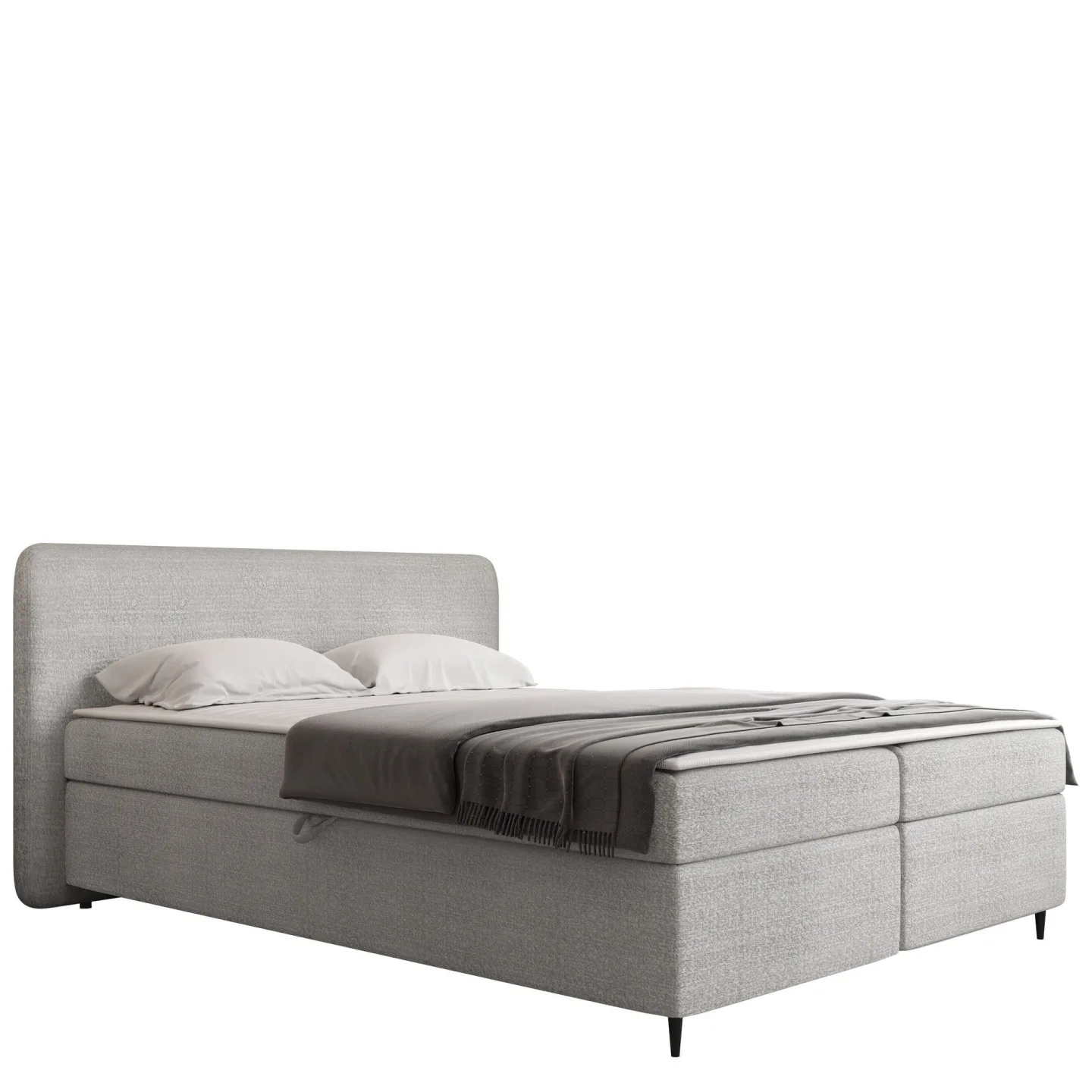 Allgunnen Sängpaket Kontinentalsäng 180x200 cm - Grå