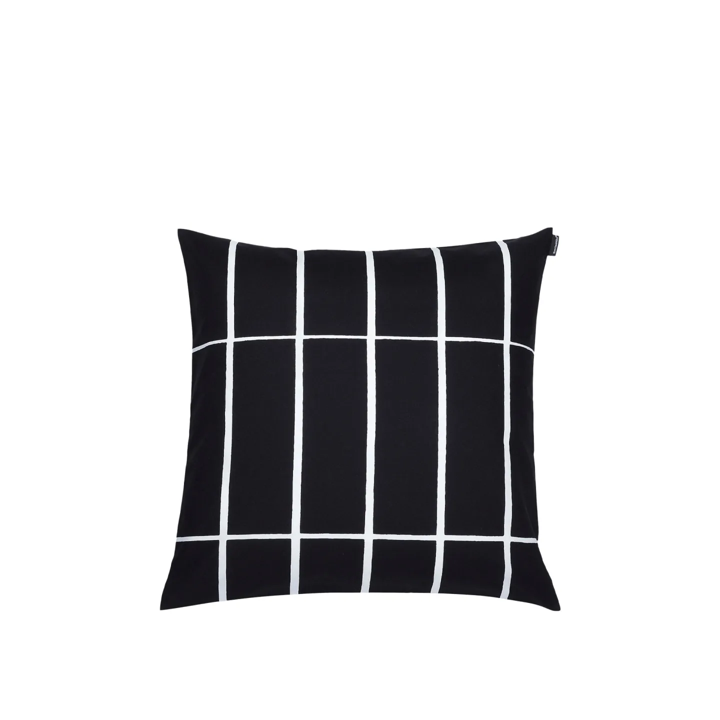 Marimekko - Tiiliskivi kuddfodral 50x50 cm black, white - Prydnadskuddar och kuddfodral - Svart - Bomull