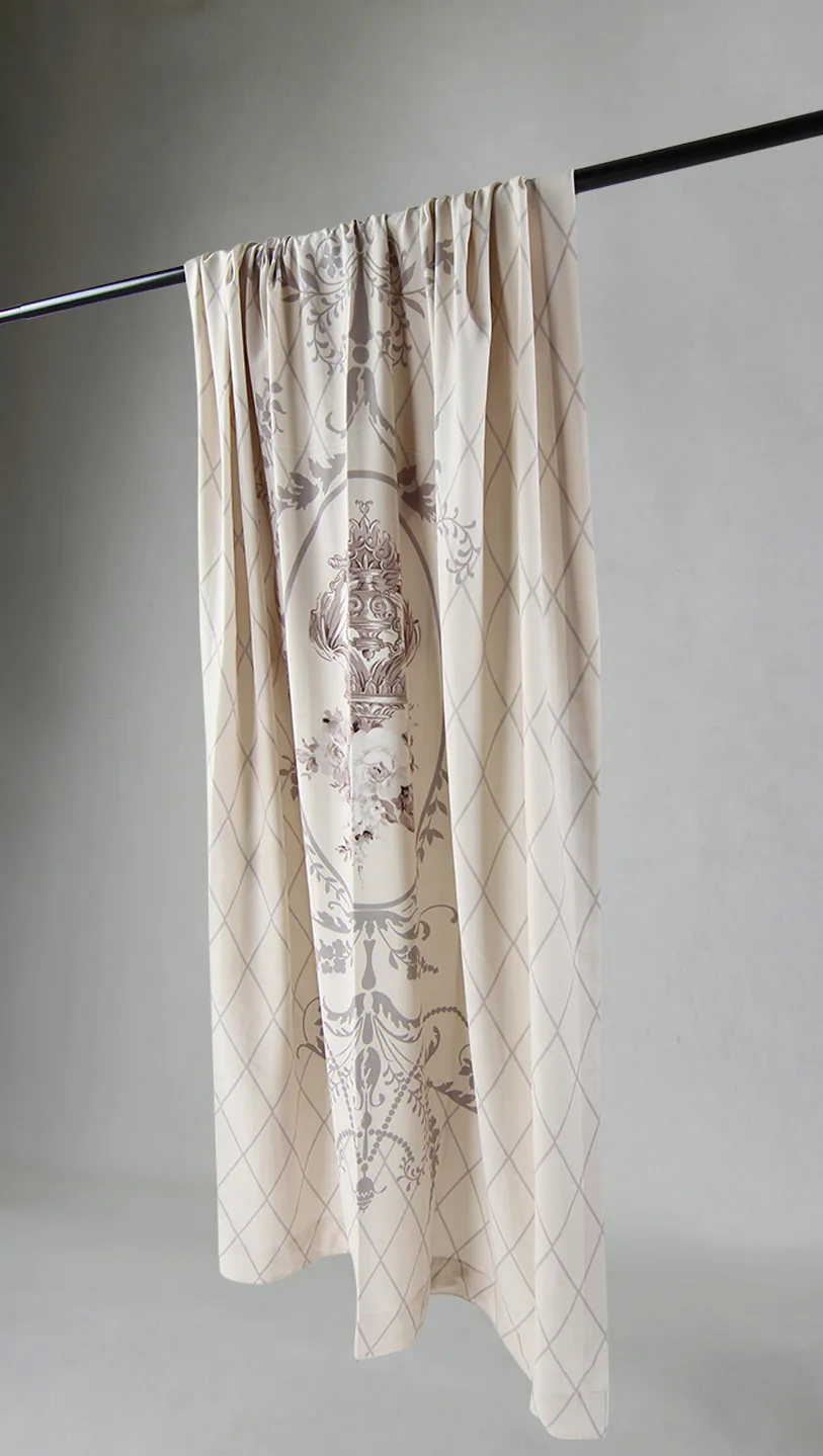 Gardin - Eugene (offwhite) (Størrelse: 140 x 260 cm)